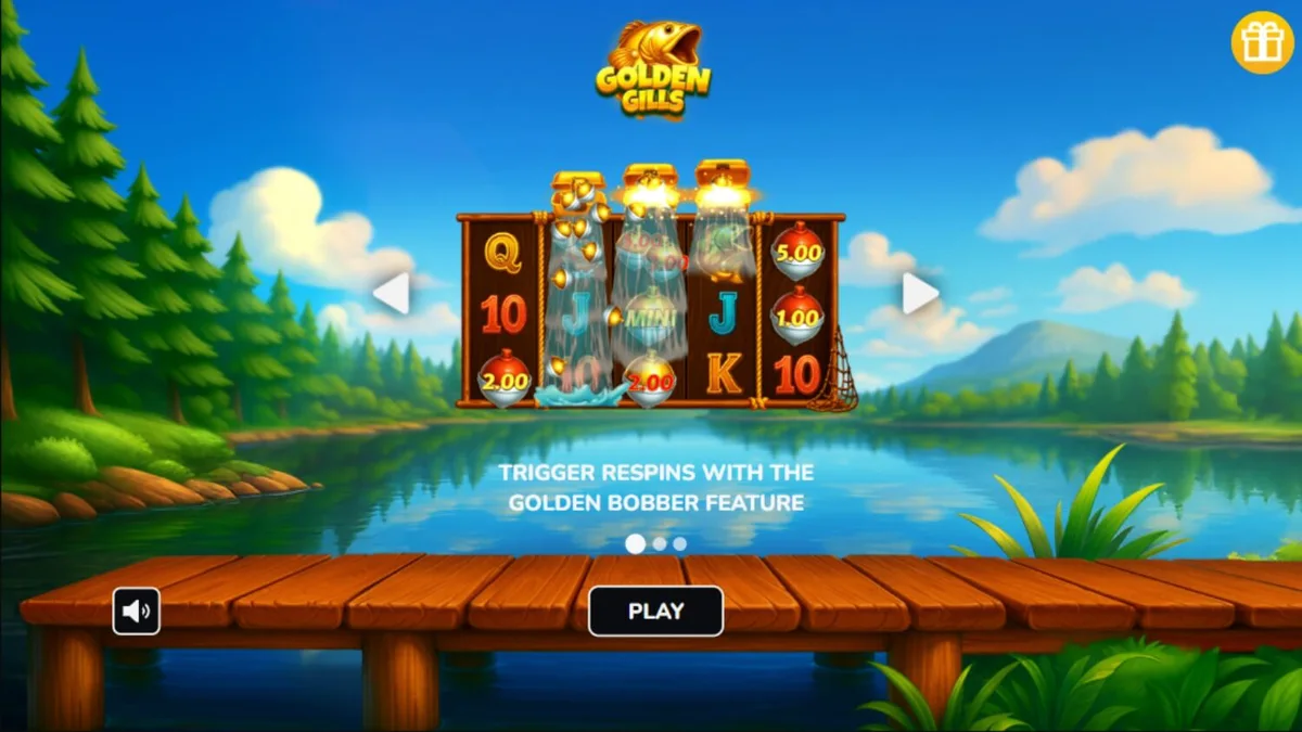 Golden Gills slot machine interface